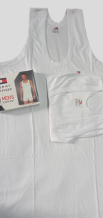 100% Combed Cotton Custom Single PCS Pack | Calvin Klein/Tommy Hilfiger Single pcs of vest - Image 2