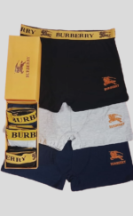 3 pcs of pack custom logo embroidery Premium mens boxer Trunks /burberry/Lacoste/Calvin Klein